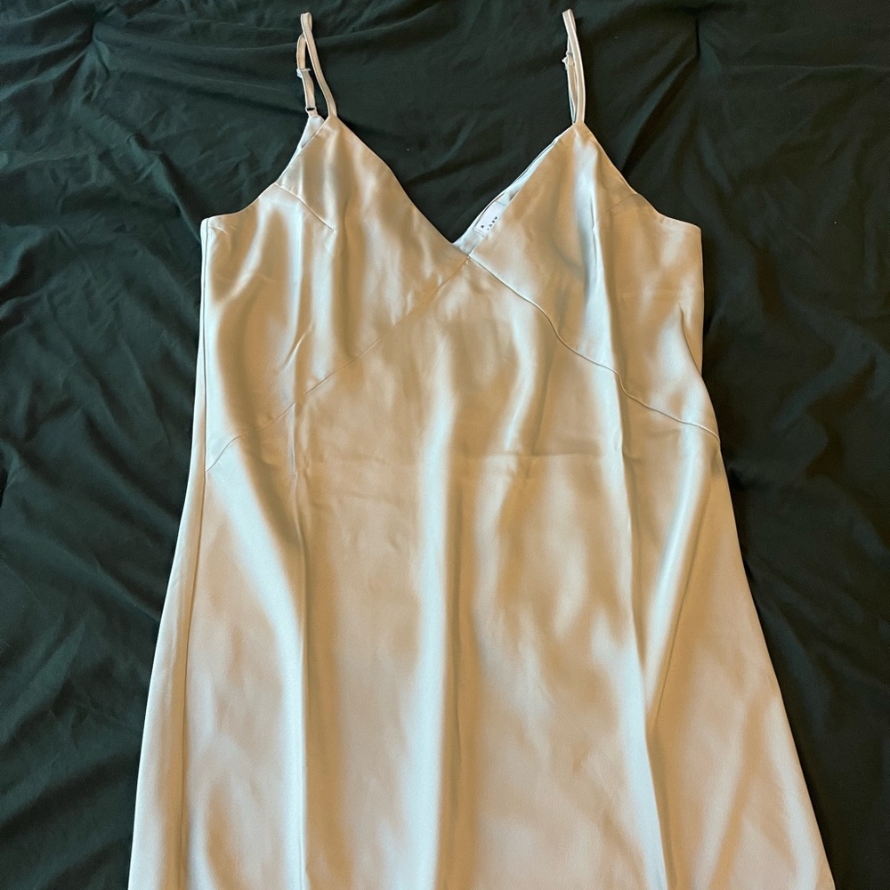 Elegant White Slip Dress